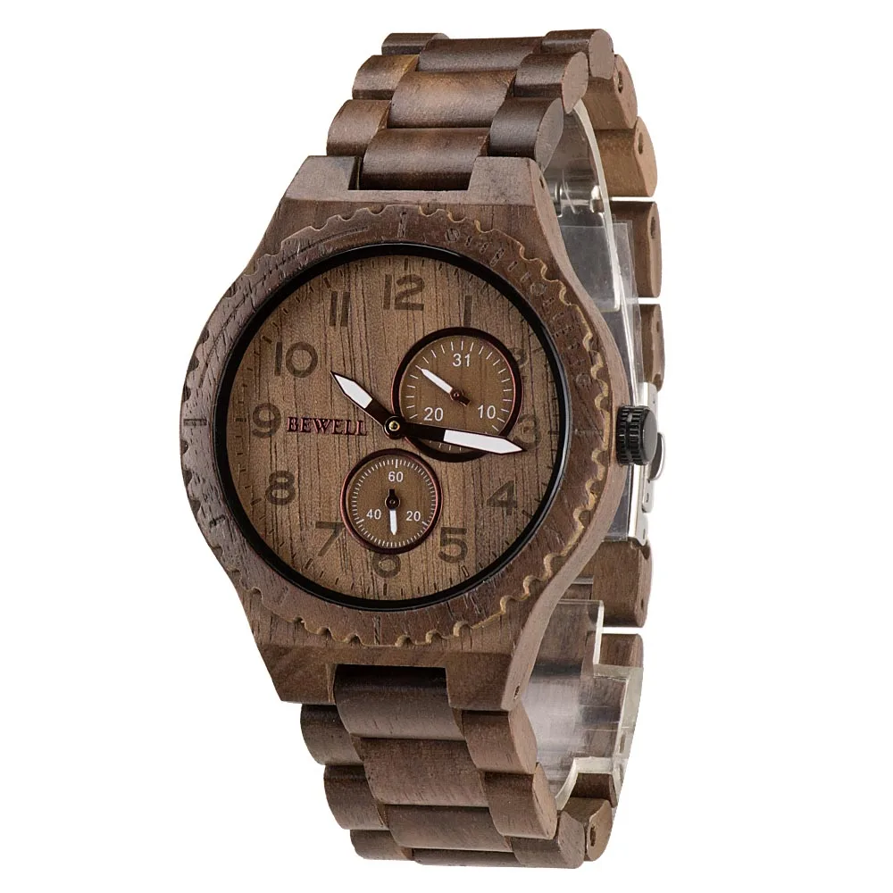 

Shenzhen 13 Years' Experience Factory Wooden Watch for Men with Japan Movement Customized Your gshock Women, Black sandalwood and maple or customized wood