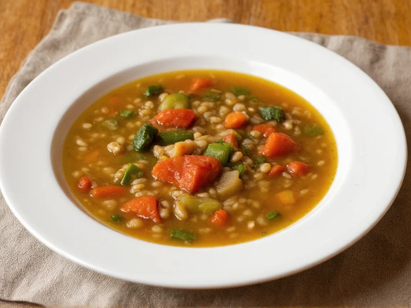 Vegetable Barley Soup: Recipe, Benefits & Tips