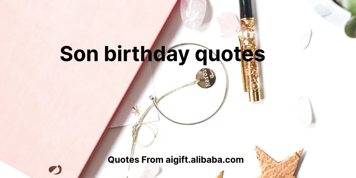 son birthday quotes