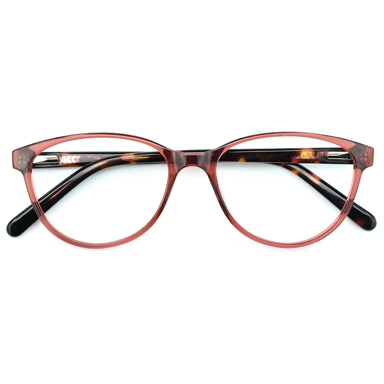 

New Design Multi Color Acetate optical eyeglasses frames round eyewear unisex eye glasses thin spectacle frames, 4 colors