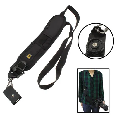 

Factory Sale Quick Release Nylon Breathable Curved Camera Strap Single Sling Strap for SLR / DSLR Cameras