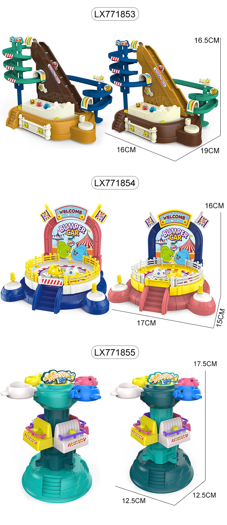 New arrival educational slot toy DIY roller coaster toy for kids