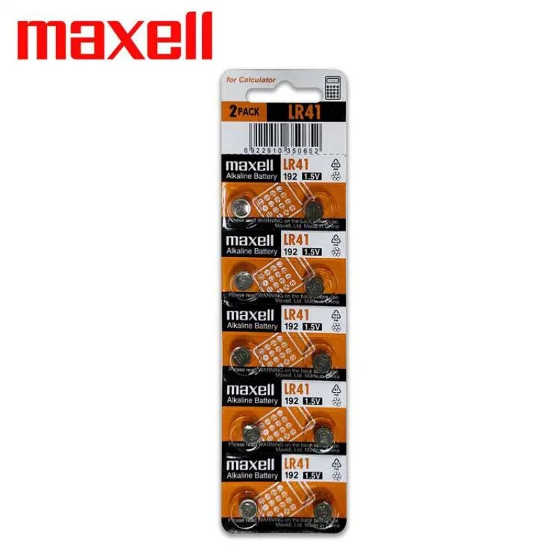 
Maxell LR44 1130 Lr41 Alkaline button battery 0 mercury battery ag13 alkaline button cell lr44 battery 