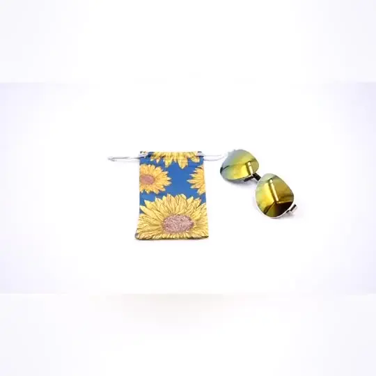 

Eyeglasses Pouch Cloth Bag Custom Sunglasses Glass  High Quality Drawstring Microfiber Customized Logo Printing