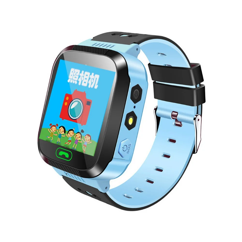 

New Kids Smart Watch SOS Antil-lost Phone Watch Sim Card Location Tracker Child Gift For IOS Android Waterproof, Multi
