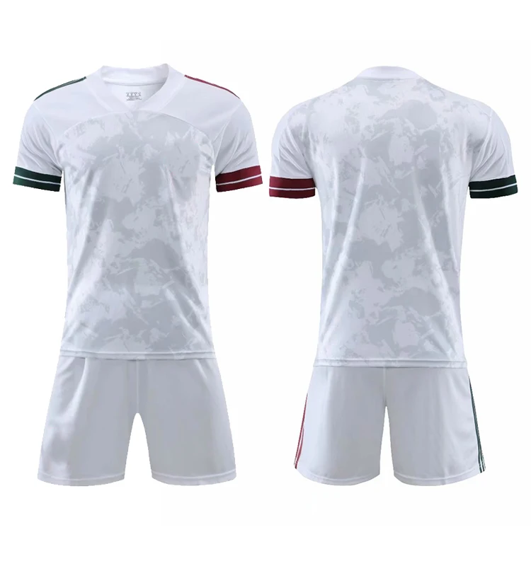 

2020 Sport Uniform Polyester Fabric Mexico Football Jersey Soccer Wear