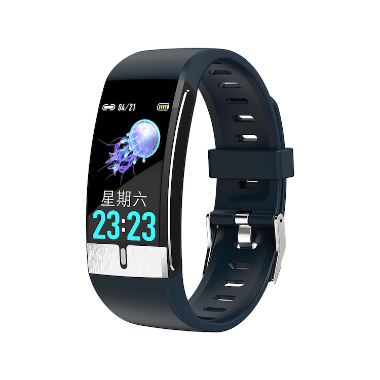 

E66 Fitness Tracker 24 hours continues body temperature sensor test Smart Bracelet smart band watch ECG smartwatch