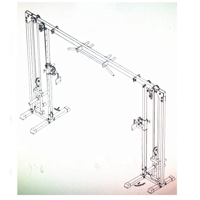 

Fitness multi station cable crossover commercial gym equipment HRGYM37