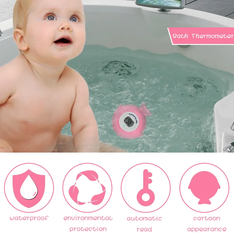 
Baby Bath Water Thermometer Harmless Health Cute Fish Appearance Environmental Protection Material 
