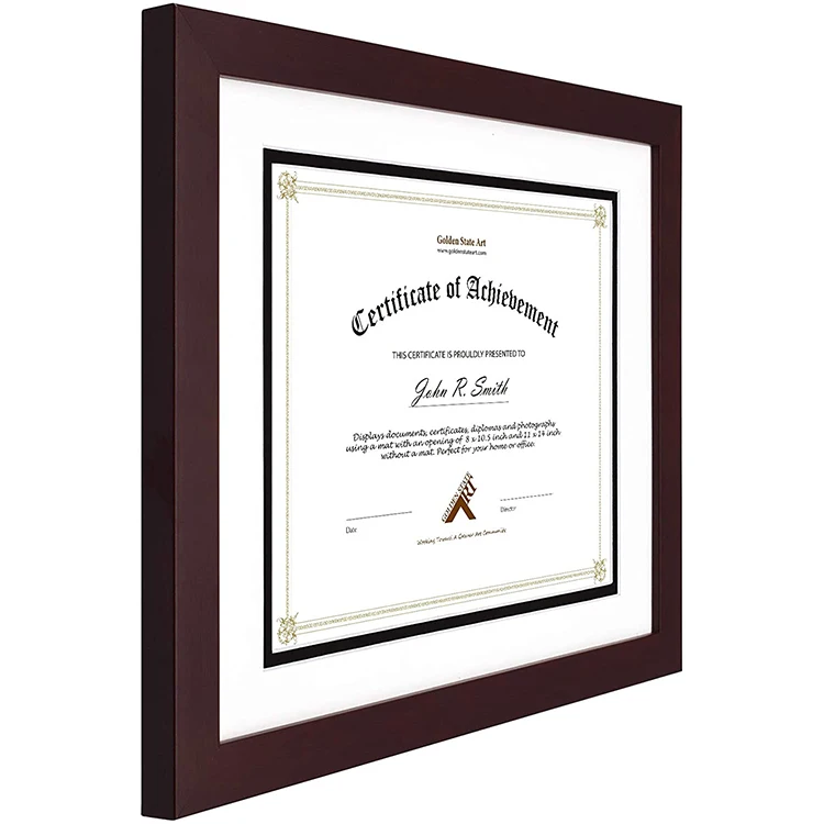 Diploma/certificate Frame For 8.5 *11 Document Wooden Photo Frame New