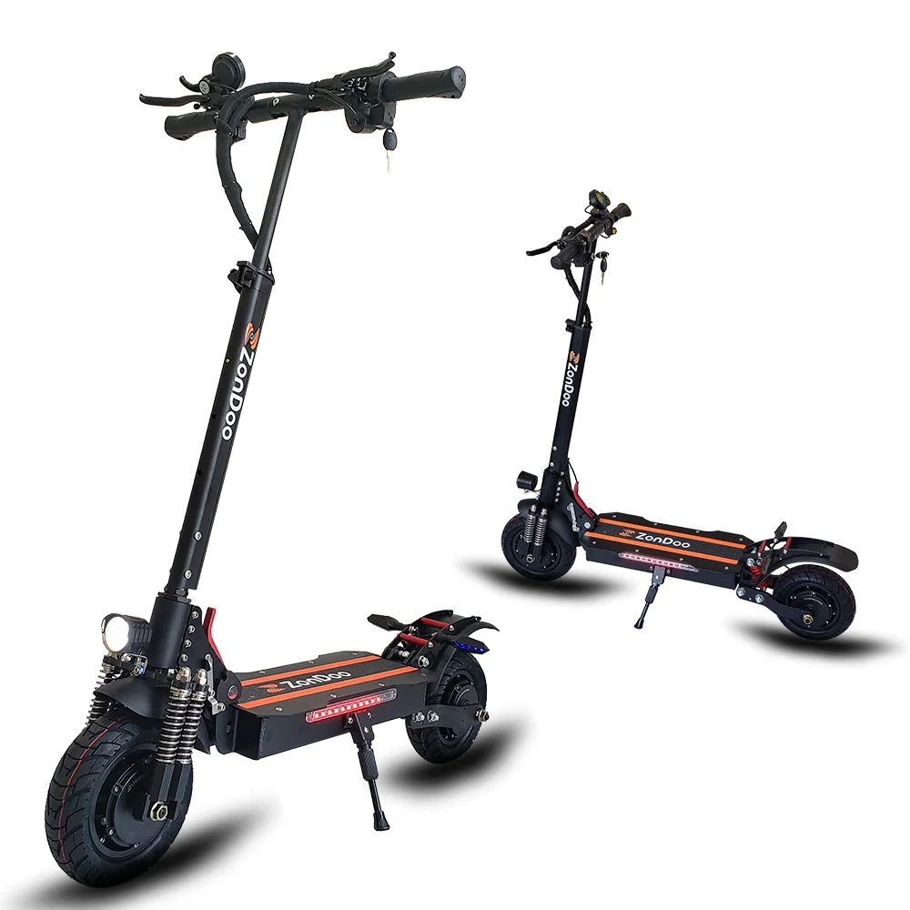 10inch 52v 2400w off road scooter, 65km/h high speed mobility scooter, EU warehouse adults sport electric fat tire scooter