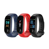 

Smart bracelet Heart rate monitor pedometer fitness tracker cheap m3 smart band