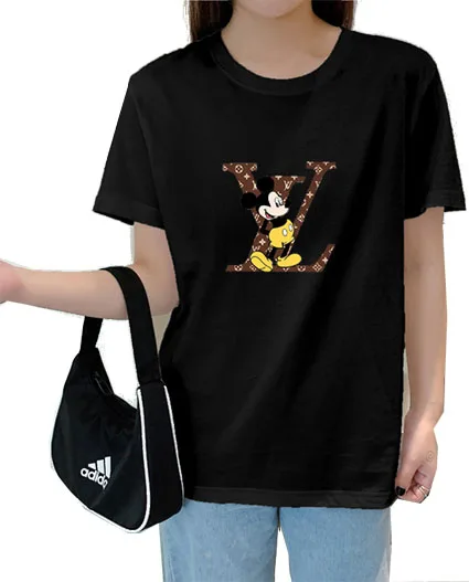 

2021 Woman with Logo T-Shirts Women's Clothing Thisrt Brand Women T-Shirt Custom