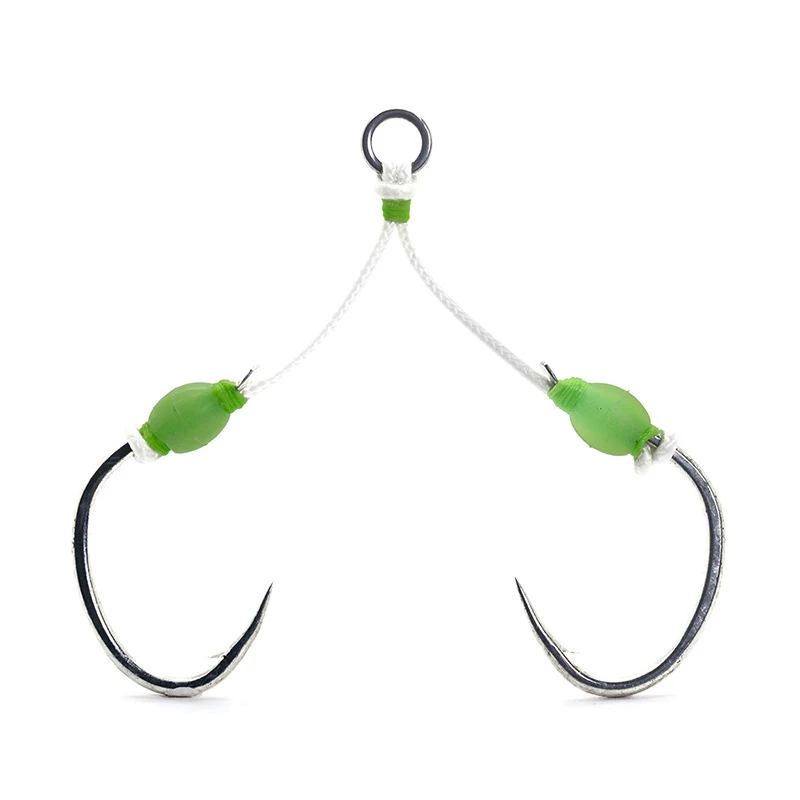 

Hot Sale New Design Mustad J-ASSIST3 Slow swing hook steel accessaries sea single jig fishing hooks, Metallic