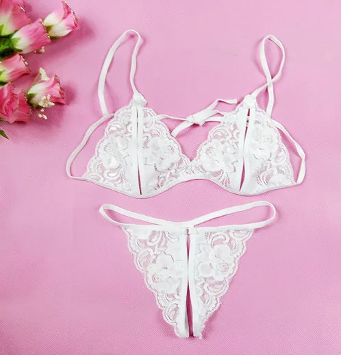 

Floral Lace Underwire Lingerie Set bra panty ladies underwear women ladies sexy, Picture