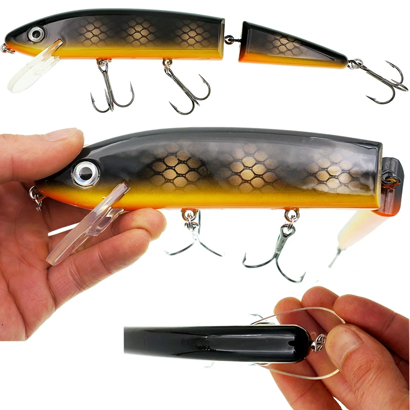 

Multi-section fishing lures 200mm 50g, Vavious colors