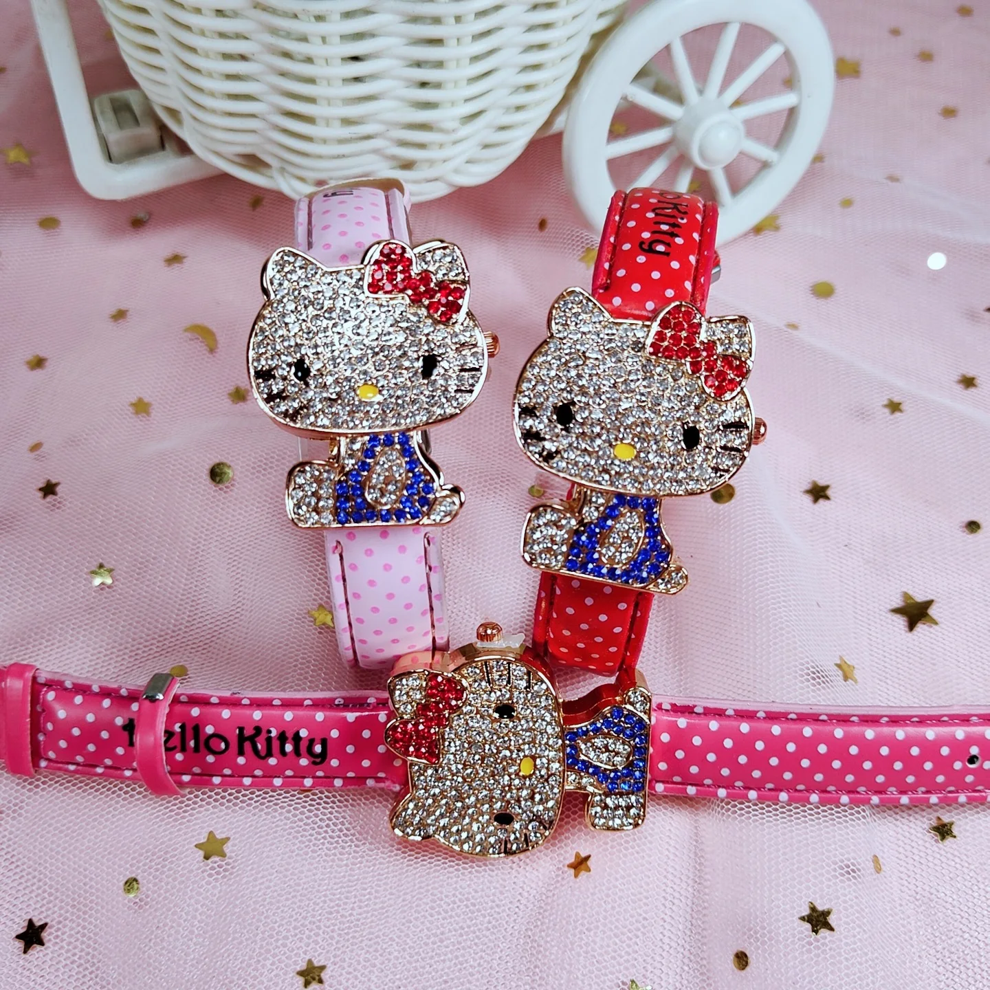 

Watch Hello kitty Cute Leather Quartz Watch Children Kids Girls Casual Fashion Bracelet WristWatch Clock Relogio watch for girl