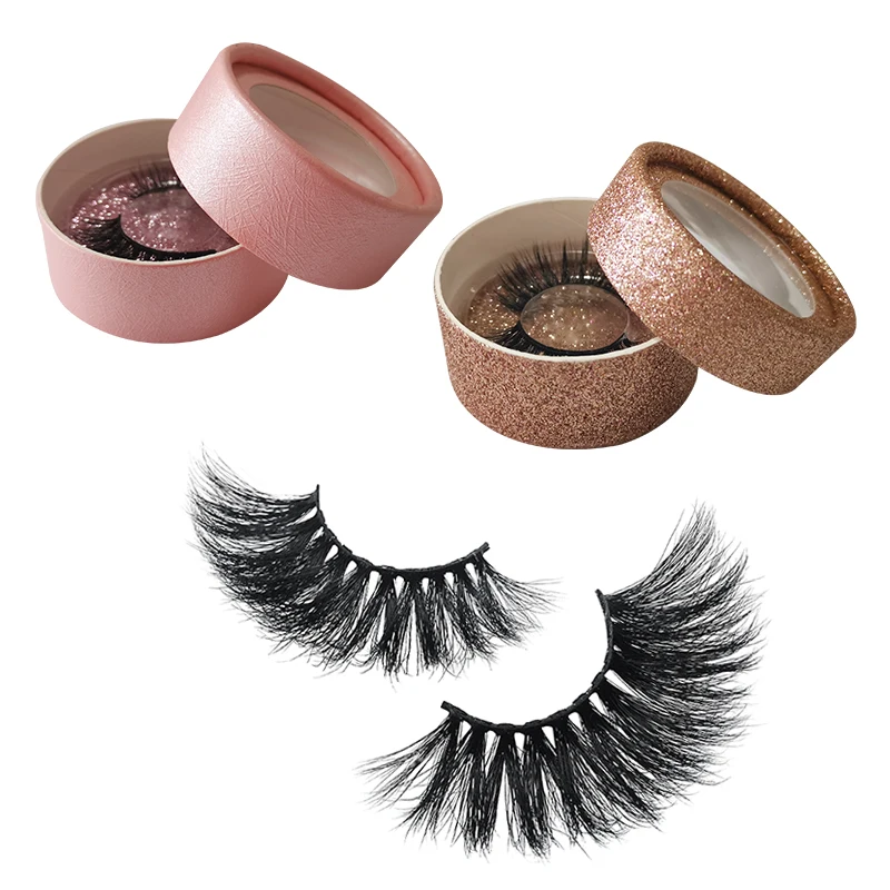

wholesale private label 3D 25mm mink lashes with custom packaging, Black