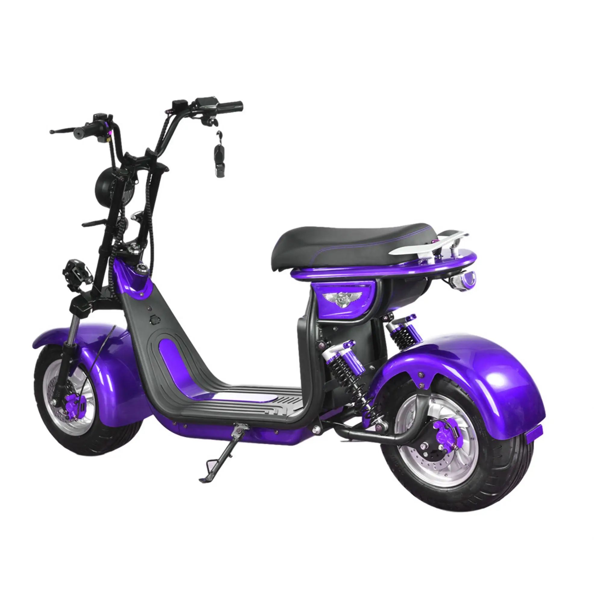 

Electric Scooter 2000W Adults Electric Trike Scooter Electric Luggage Scooter, Black