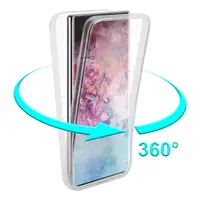 

Full 360 Ultra Thin Crystal Clear Hard PC Shell Cover Hybrid TPU Phone Case For Samsung Galaxy Note 10 Plus