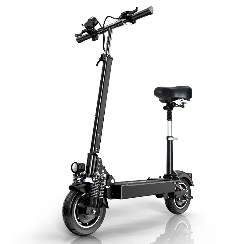 

JANOBIKE T10 foldable portable electric scooter with sea 1000W double motor and double control 10 inch wheel max speed 70km/h
