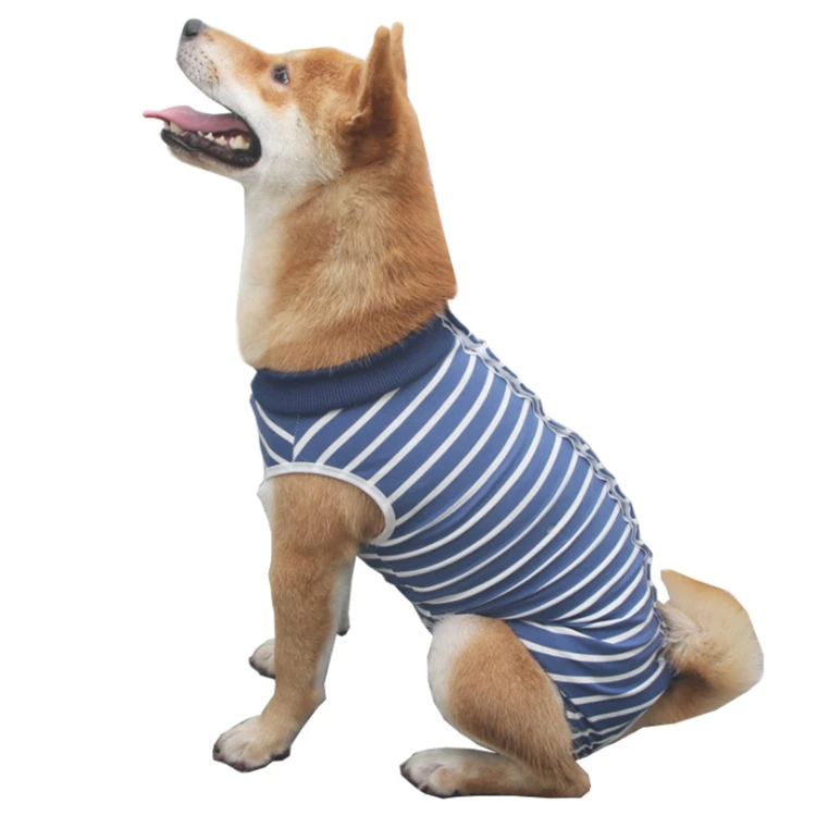 

Upgrade Post-Operative Vest Pet Puppy After Surgery Wear Substitute E-Collar Cone Abdominal Wound Protector Dog Recovery Suit