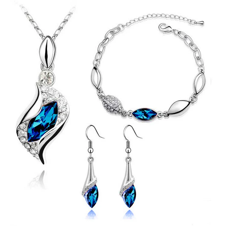 

Fashion american women diamond necklace sets jewelry, Picture shows