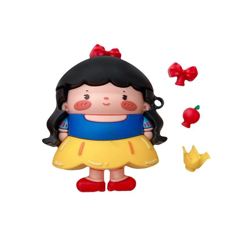 

New Girly Cute Lovely Women Teens 3D Fashion Cute Girl Princess Designers Silicone Cases Cover for Air pods 1/2 for Airpods Pro