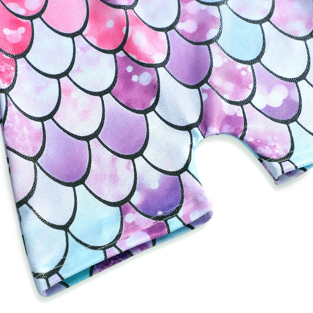 
Gymnastics Leotards for Girls Biketards With Shorts Dance Unitards 3-7 Years 