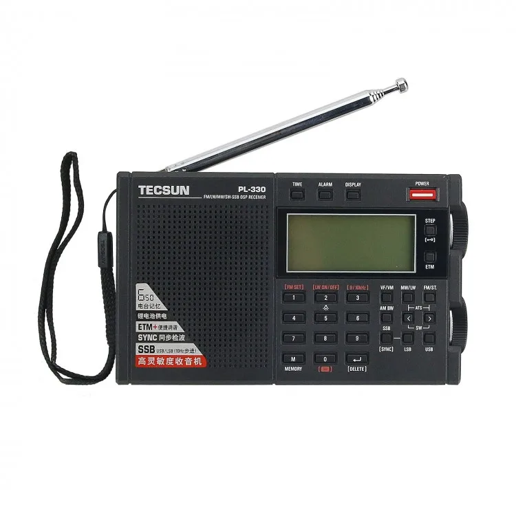

PL-330 Full Band Radio Portable FM Stereo LW/MW/SW SSB DSP Receiver Shortwave Radio