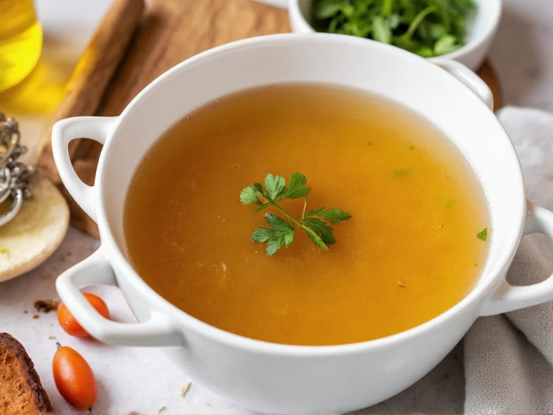 Clear Broth Soup: Definition, Techniques & Benefits Explained