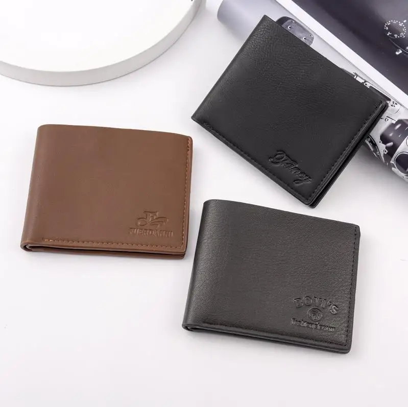 

New Design ID Card Leather PU Wallet For Men