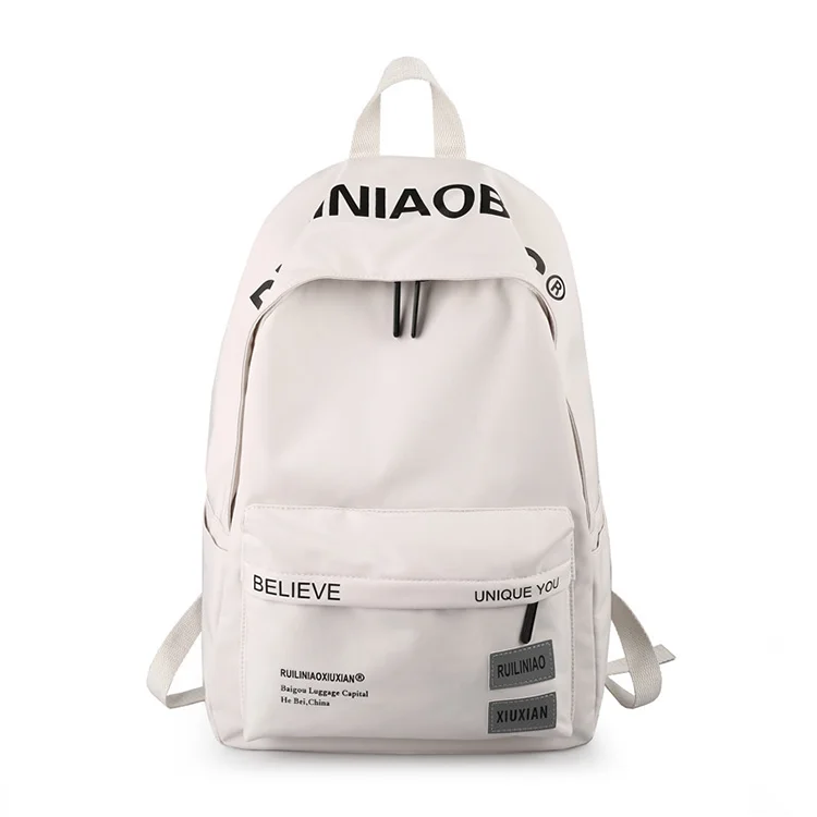 

2021 New High Quality Nylon Waterproof With Anti Oxidation Metal Accessories Laptop School Bags