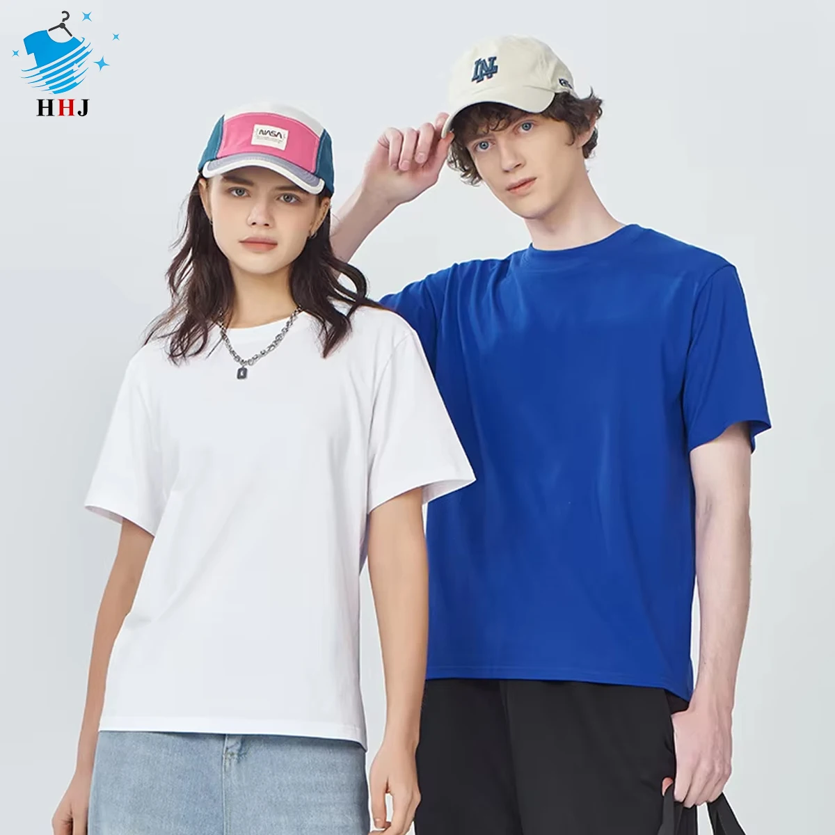 Men's 220g Combed Compact Siro Spinning Neck Short-Sleeved T-Shirt 100% Cotton Knitted Factory Strength Mass Customizable for