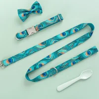 

Shenzhen manufacturer OEM/ODM high quality pet products supplies innovative peacock personalized dog collar leashes