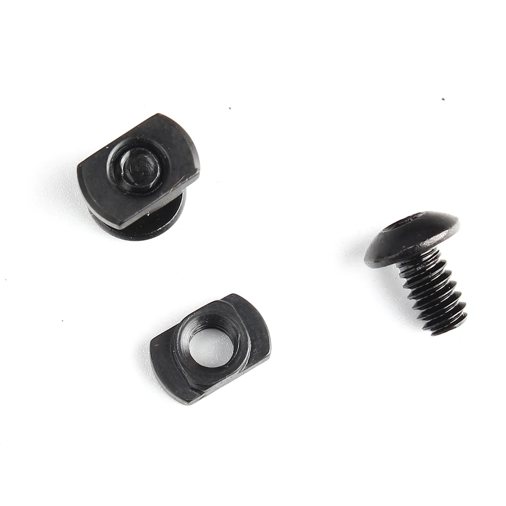 

Nut Screw Replacement Set For Handguard Rail Section 10 Pack Steel M-LOK T MLOK, Black