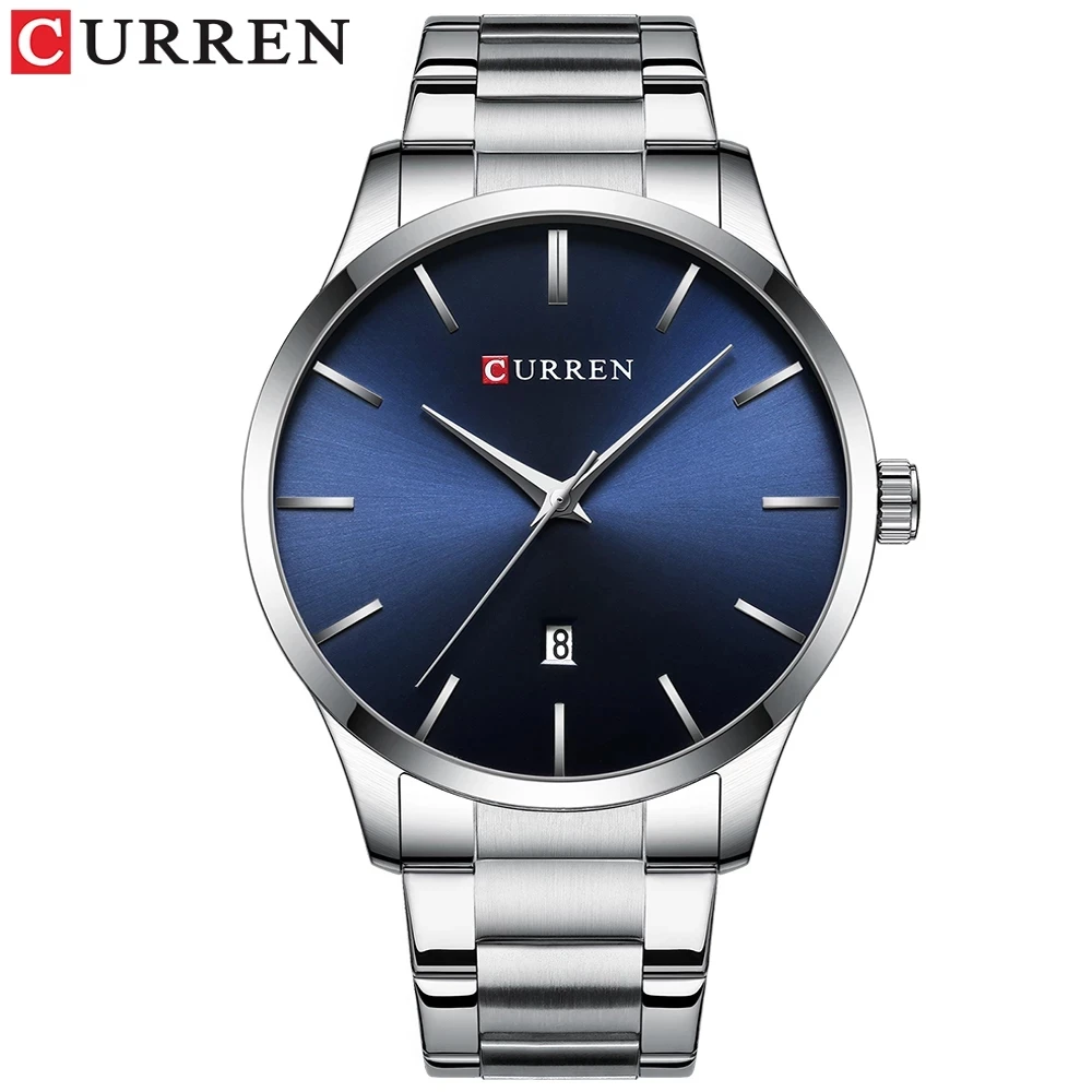 

CURREN 8357 New Men's Watches Luxury Mens Quartz Watch Male Clock Stainless Steel Mens Dress Wrist Watches Relogio Masculino