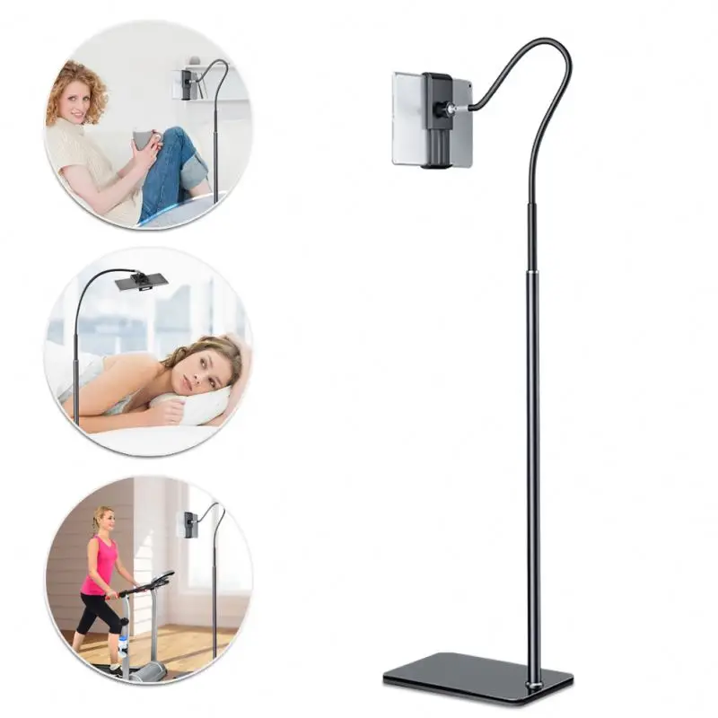 

Competitive Price Industrial Tablet Floor Standing Adjustable Tablet Stand Holder