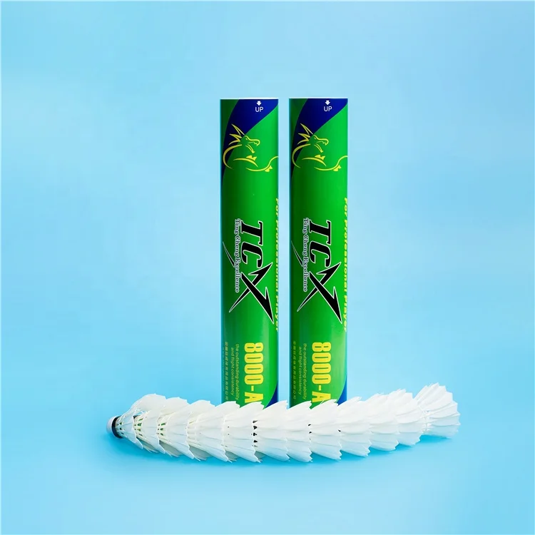 

*Perfect Ganba Cigu Feather Badminton Shuttlecock With Natural Cork & Advanced Glue & Good Hand-feeling, Natural white feather