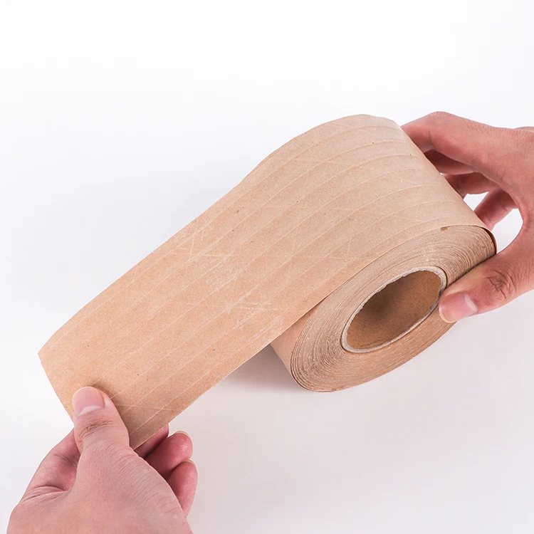 Hot Sale Reinforced Wet Water Kraft Paper Tape Buy Kraft Paper Tape