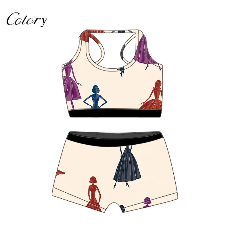 

Colory Ladies Short Satin Pajamas 2 Piece Sets Women Summer, Picture shows