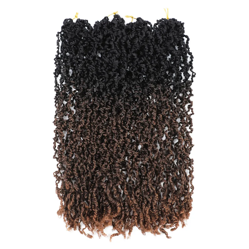 

Majesty Twist Hair Synthetic Braiding Extensions Curly Dreadlocks Crochet Braid Hair Pre-looped Passion Senegalese Twist