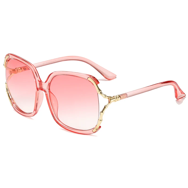 

Womens Trendy Sun Glasses Retro Gradient Round Pink Lastest Female Women Sunglasses