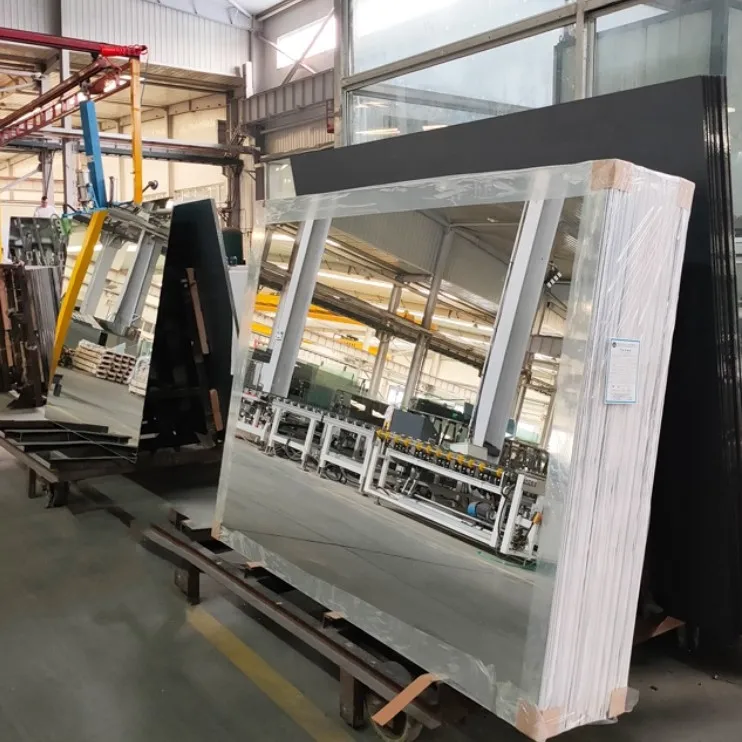 

Large size glass mirror sheet gym mirror high quality dance mirror factory price, Black silver white golden grey