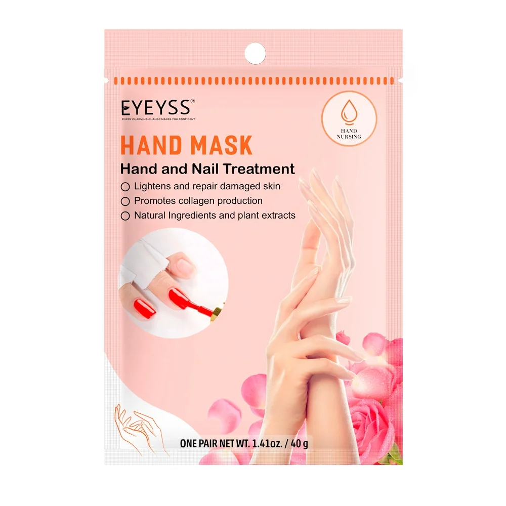 

Private Label Organic Hand Care Mask For Hand and Nail Treatment Exfoliating Nourishing Whitening
