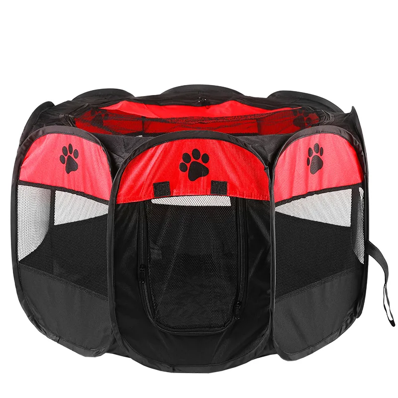 

Hot Sale Foldable Oxford Fabric Mesh Outdoor Dog House Large Pet Cages China Pet Cages Dog Cage, Grey,red,yellow and so on