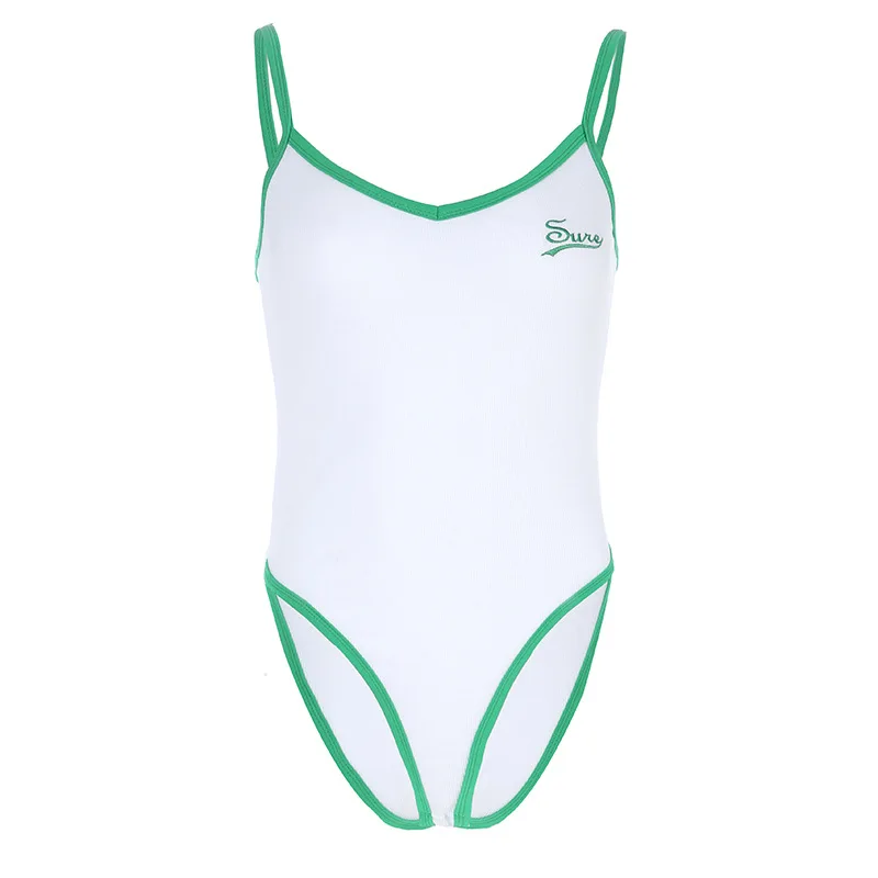 

2020 new arrivals hot selling summer sexy spaghetti strap cotton women bodysuits