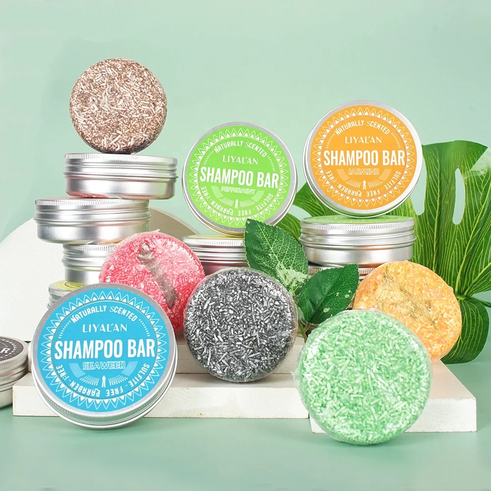 

Wholesale Custom Private Label Hair Care Vegan Natural Organic Handmade Petal Solid Shampoo Soap Bar, Customized color
