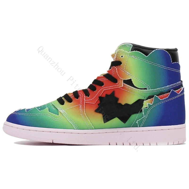 

1 High OG J Balvin X men women sneakers fashion casual sports shoes basketball shoes