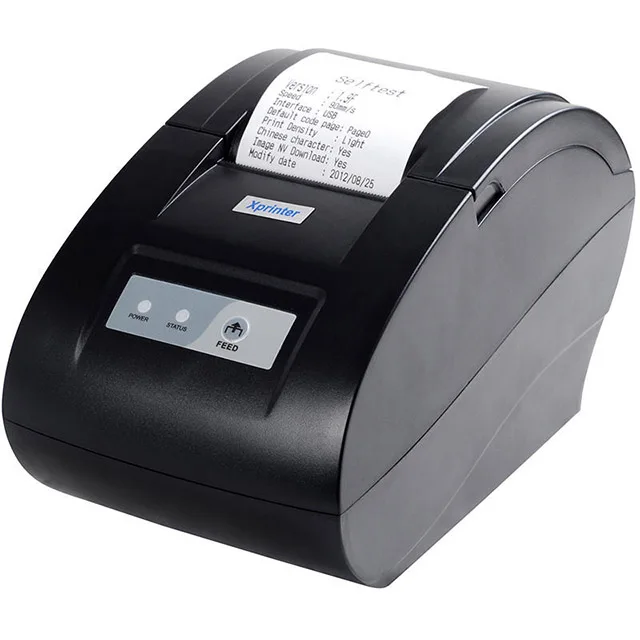 

100% original High Speed USB Port 58mm Thermal Receipt Printer POS printer Low Noise Mini Printer